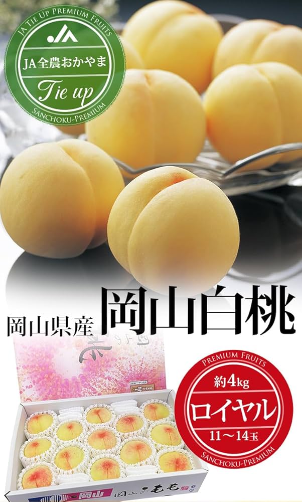 岡山県産白桃 白鳳 14個入り 岡山県産 白鳳（白桃）の産地直送通販 山手村